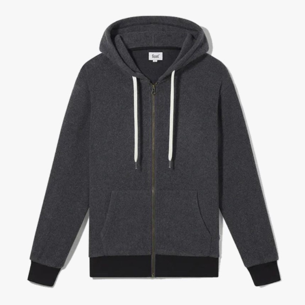 Feat Blanket Blend  Zip Hoodie size Medium. New!